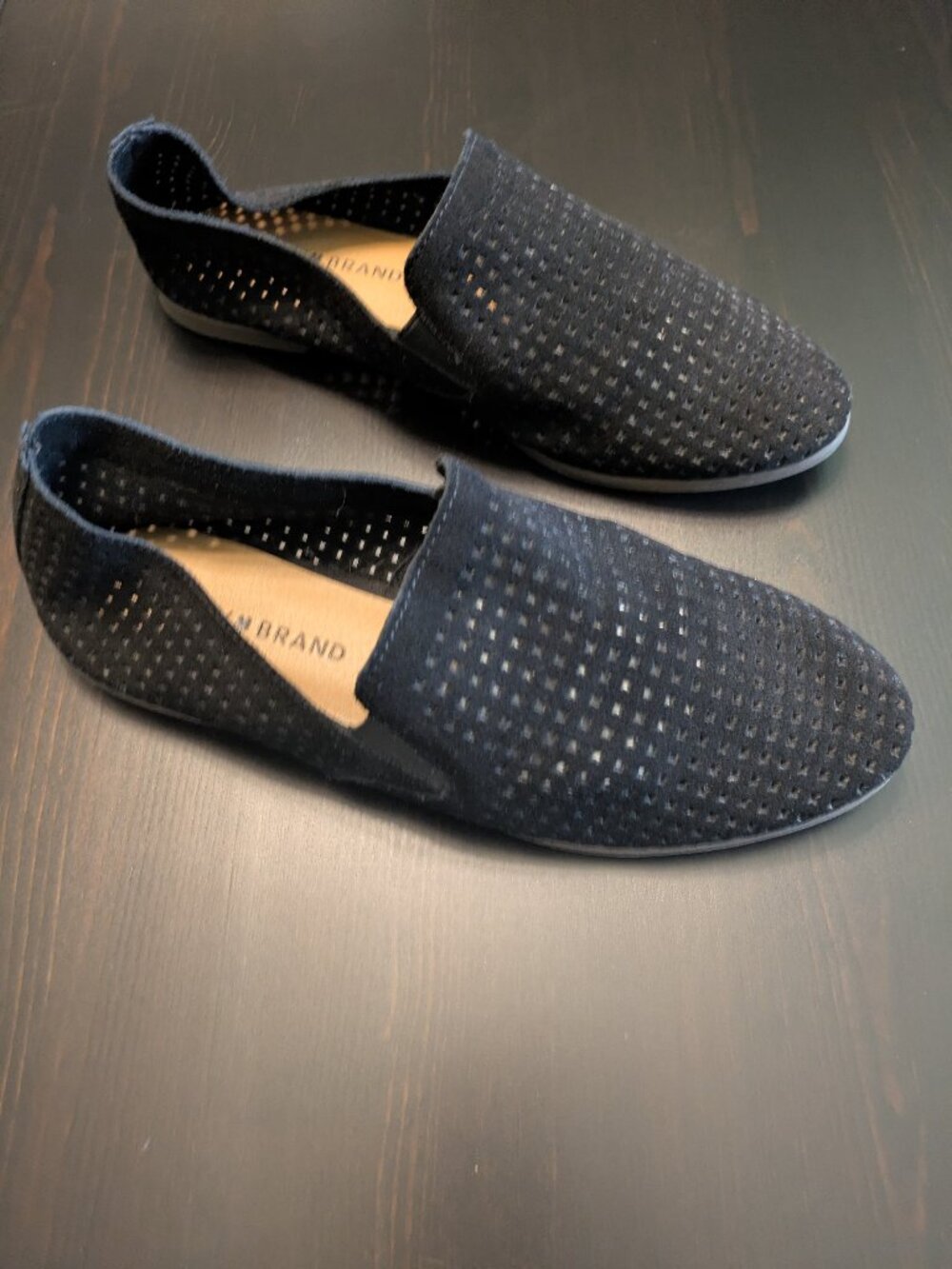 Lucky Brand Suede Black Loafer sz 8.5